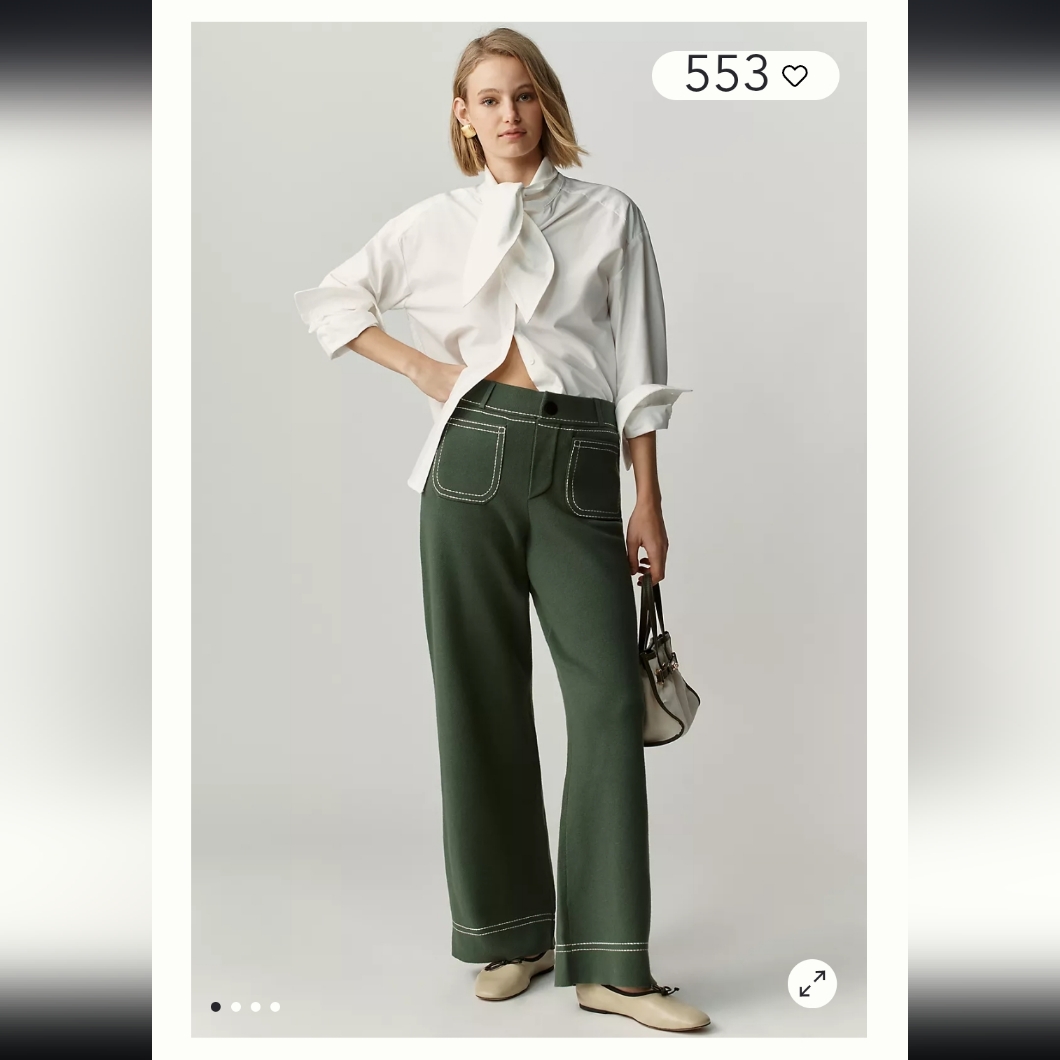Nwt The Colette Top Stich Sweater Pants By Maeve